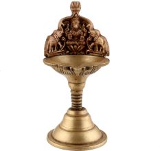 Brass Oil lamp Lakshmi Vilakku Traditional Kerala Lamp